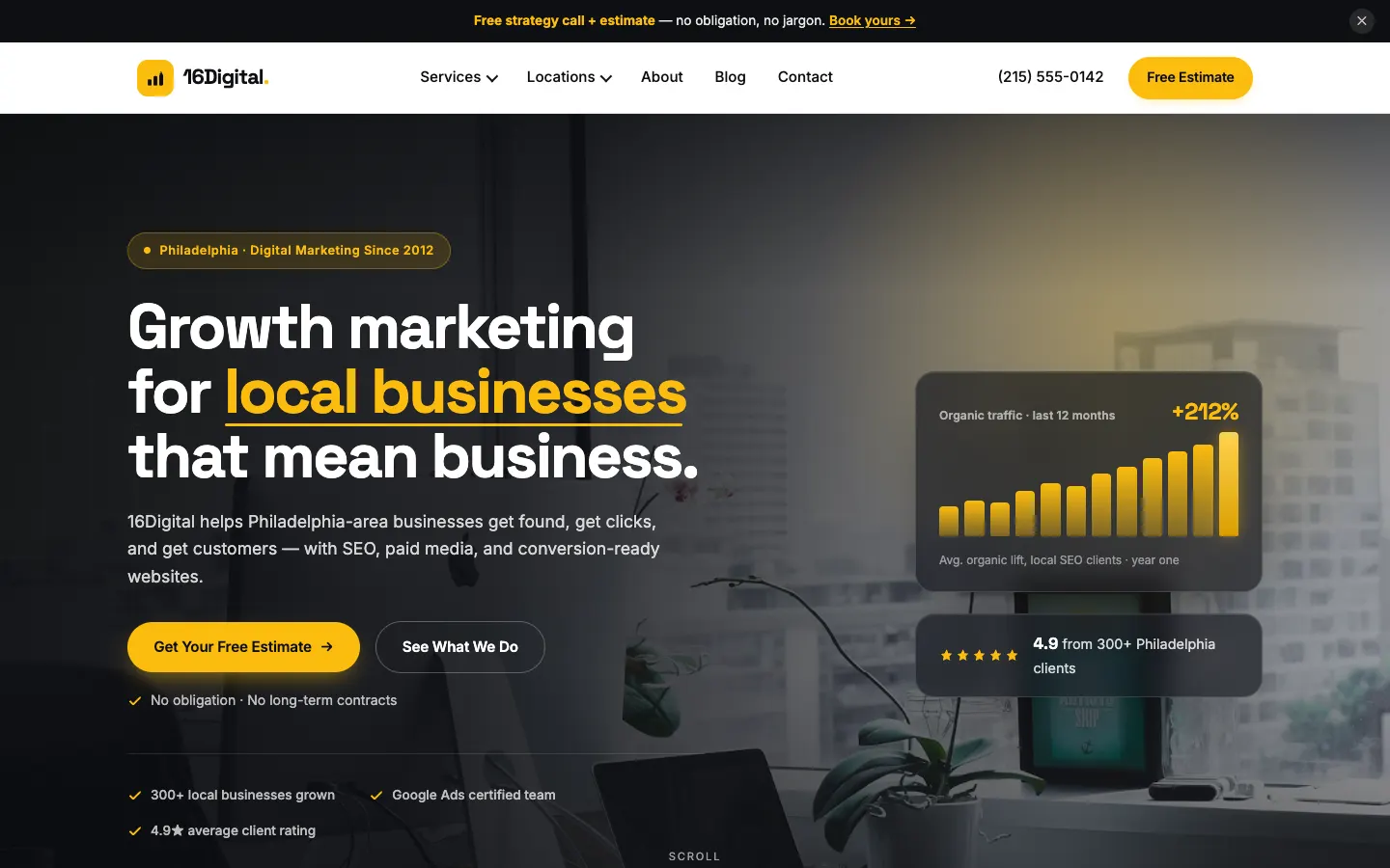16Digital website